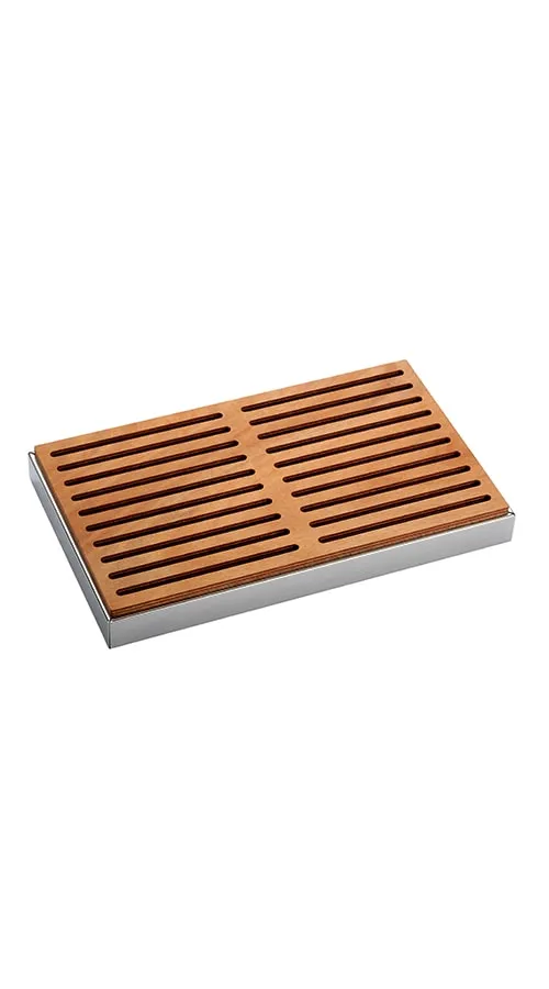 Abert Square bread cutter solid wood base 18-10 50x30cm art. V760554001